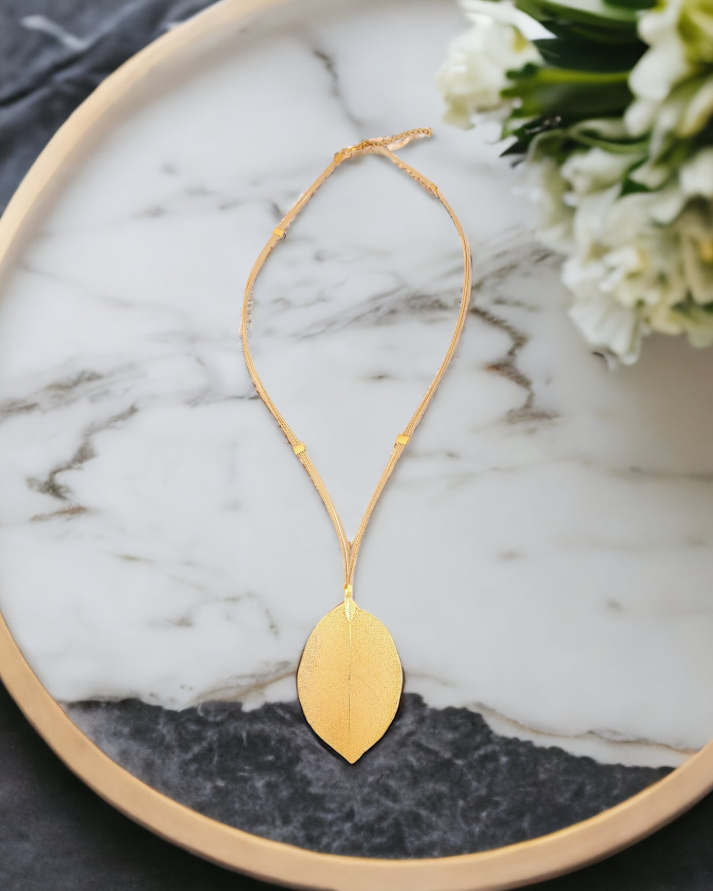 Serenity Leaf Necklace